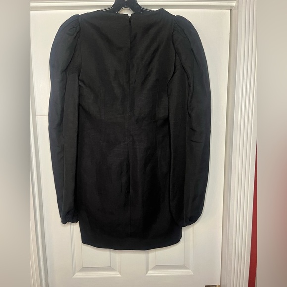 NWT Significant Other- Fara Puff Sleeve Linen Blend Mini Dress. Size US 6 - Picture 3 of 7